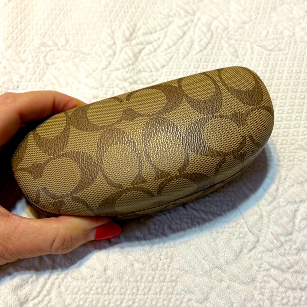 Coach eyeglass case pair of 2